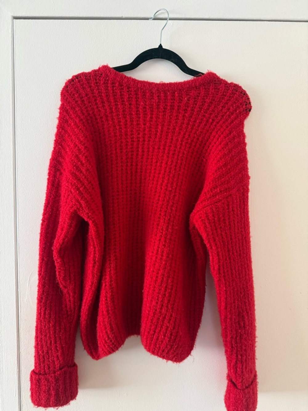 wild fable Red Chunky Crewneck Sweater